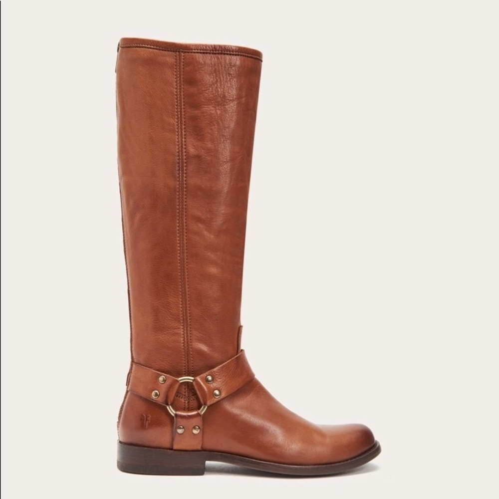 FRYE PHILLIP TALL HARNESS RIDING BOOTS SIZE 5.5